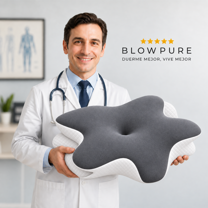 Almohada cervical viscoelástica diseño mariposa Cervistar